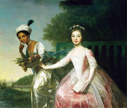 Historical painting of Dido and Elizabeth, 1779.